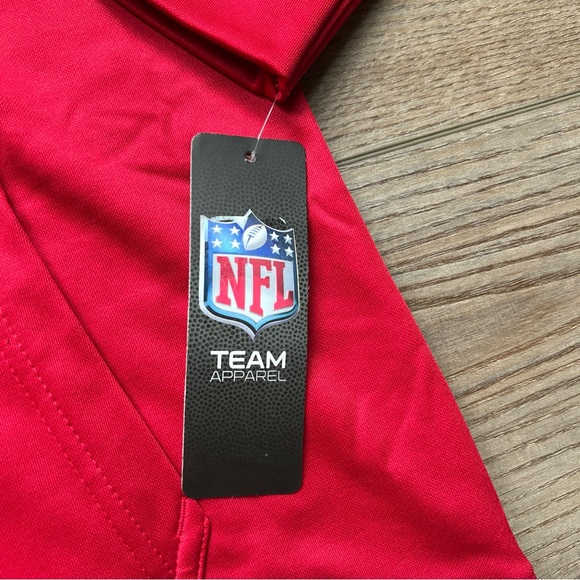 Womens New Era Atlanta Falcons Hoodie Sweatshirt Red NFL - Picture 5 of 5